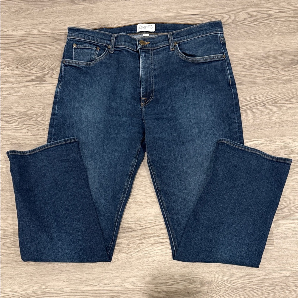 Tecovas Men's Straight-Leg Jeans in Dark Indigo